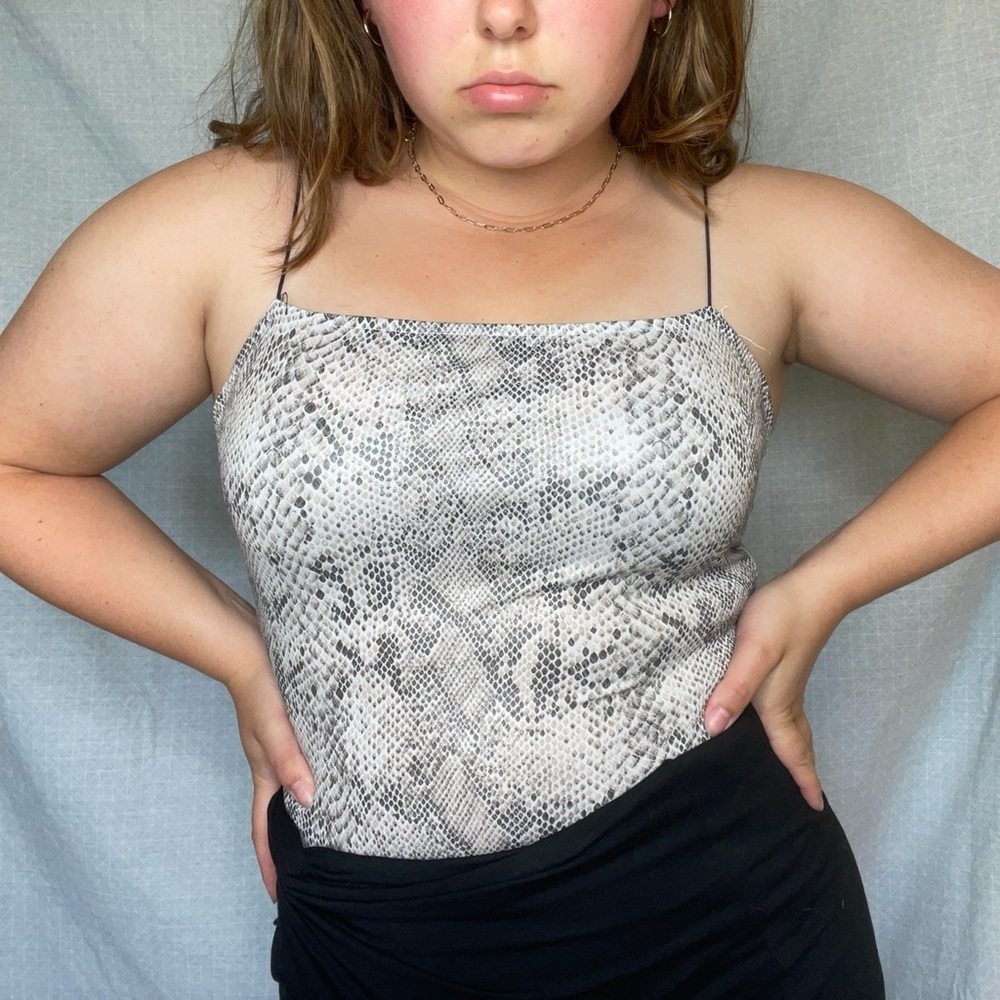 Animal Print Bodysuit